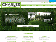 Tablet Screenshot of charleslandscaping.net